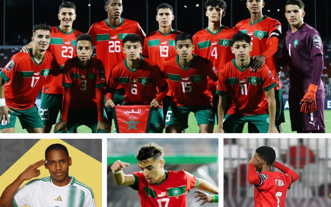 Les Lionceaux de l’Atlas affrontent les jeunes Fennecs Algériens en 1/4 de finale