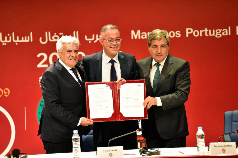 La FRMF, la RFEF et la FPF ont signé l’accord de candidature pour la Coupe du monde 2030