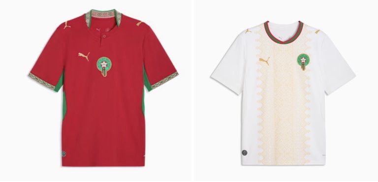 Puma dévoile le nouveau maillot du Maroc