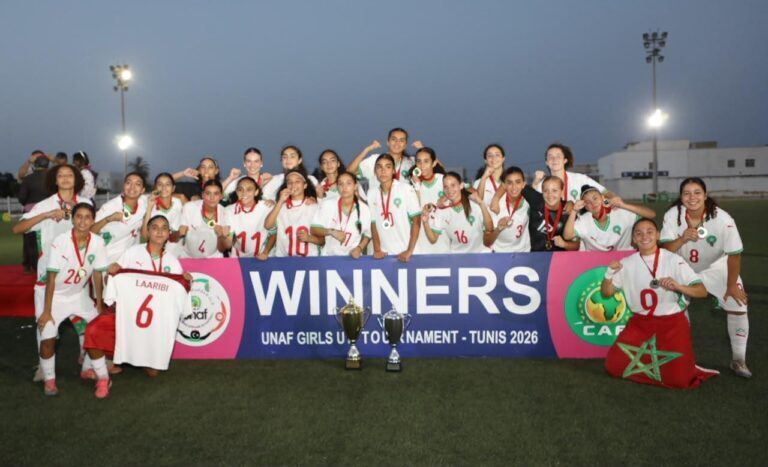Maroc U17 féminin : les Lioncelles de l’Atlas remportent le tournoi UNAF 2026 Maroc U17 féminin : les Lioncelles de l’Atlas remportent le tournoi UNAF 2026