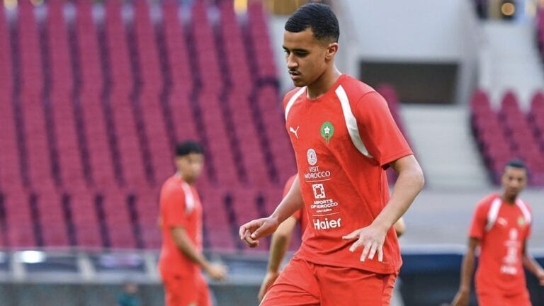 Abdellah Ouazane découvre les Lions de l’Atlas face au Gabon