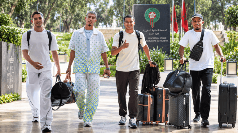 Les Lions de l’Atlas arrivent au Complexe Mohammed VI