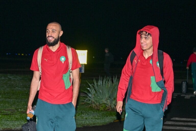 المنتخب المغربي يصل إلى جنوب إفريقيا استعدادا لمواجهة ليسوتو المنتخب المغربي يصل إلى جنوب إفريقيا استعدادا لمواجهة ليسوتو