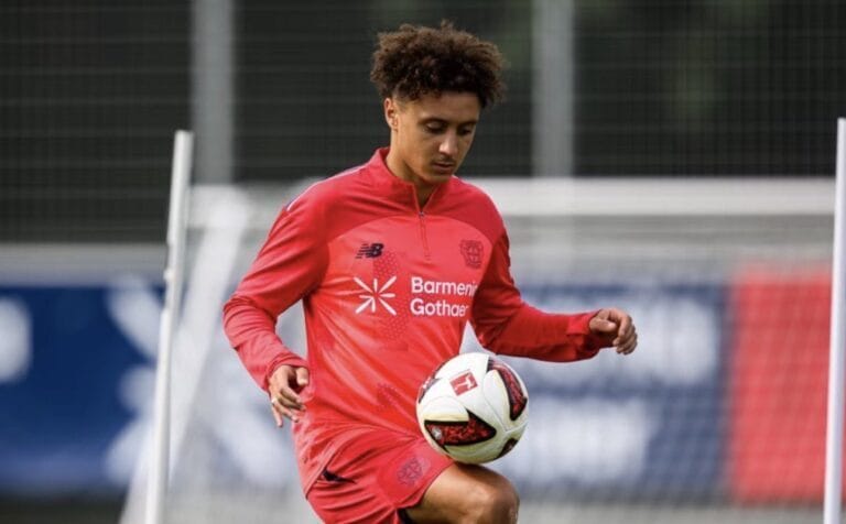 Leverkusen : Ben Seghir retrouve l’entraînement collectif