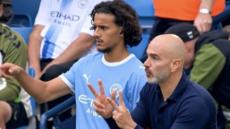 Ayyoub Bouaddi découvre l’Etihad avec Manchester City Ayyoub Bouaddi découvre l’Etihad avec Manchester City