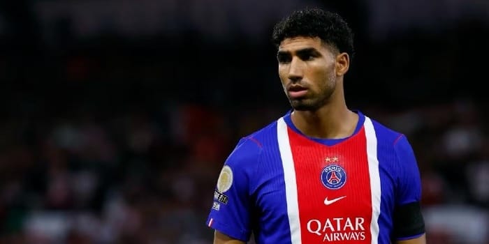 Achraf Hakimi forfait pour le Classique face à l’OM Achraf Hakimi forfait pour le Classique face à l’OM